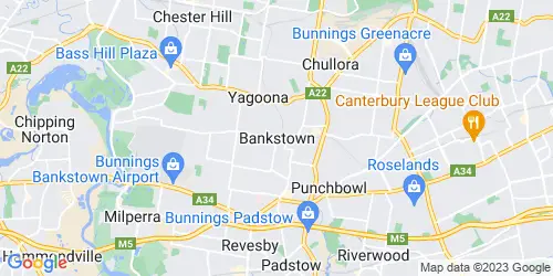 Bankstown crime map