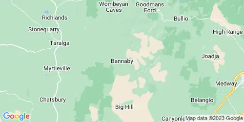 Bannaby crime map