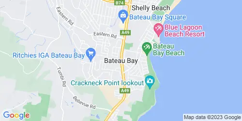 Bateau Bay crime map