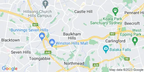 Baulkham Hills crime map
