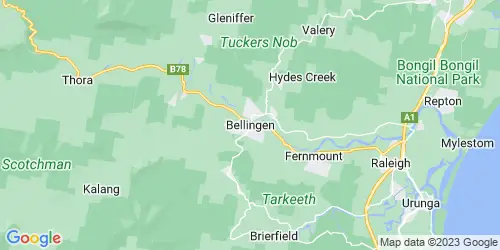 Bellingen crime map