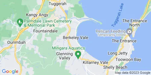 Berkeley Vale crime map