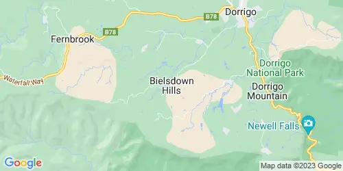 Bielsdown Hills crime map
