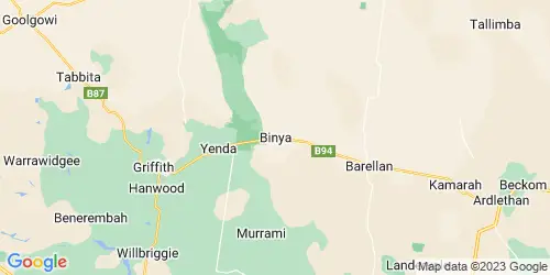 Binya crime map