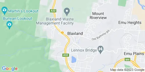 Blaxland crime map