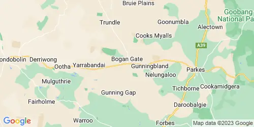 Bogan Gate crime map
