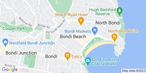 Bondi Beach crime map