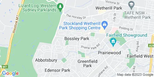 Bossley Park crime map