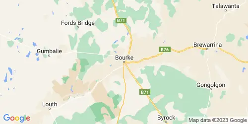 Bourke crime map