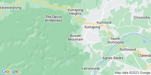 Bowen Mountain crime map