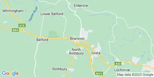 Branxton crime map