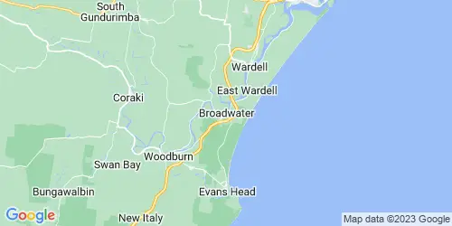 Broadwater (Richmond Valley) crime map