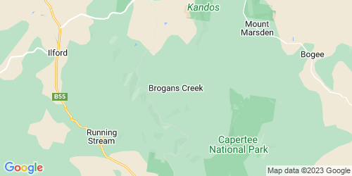 Brogans Creek crime map