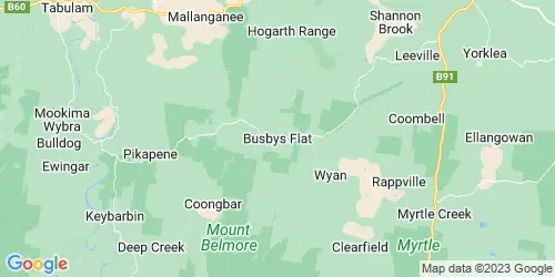 Busbys Flat crime map