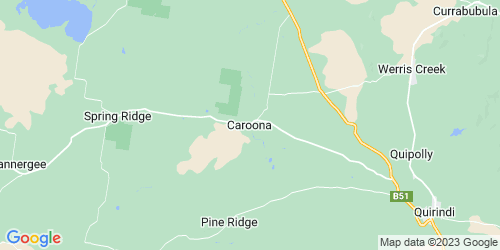 Caroona crime map