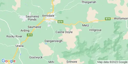 Castle Doyle crime map