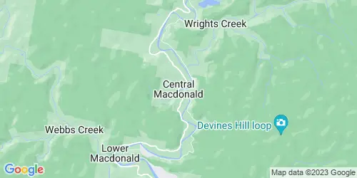 Central Macdonald crime map