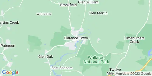 Clarence Town crime map