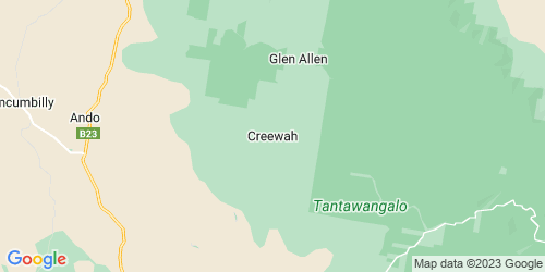 Creewah crime map