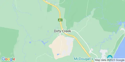 Dirty Creek crime map