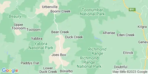 Duck Creek crime map