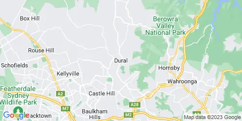 Dural (Hornsby) crime map