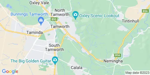East Tamworth crime map