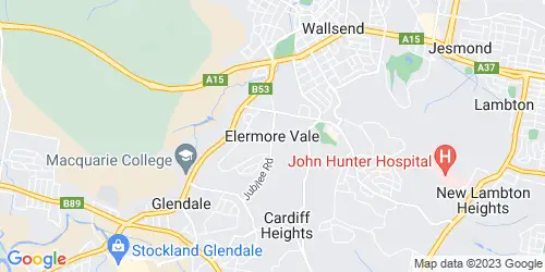 Elermore Vale crime map