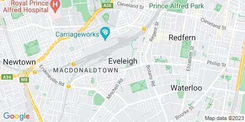 Eveleigh crime map