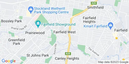 Fairfield West crime map