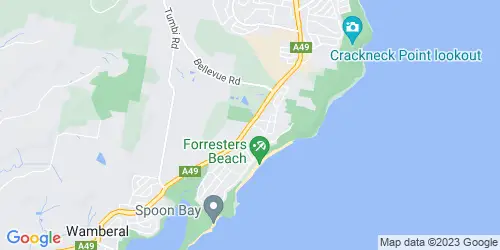 Forresters Beach crime map
