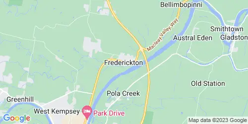Frederickton crime map