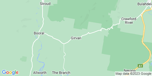 Girvan crime map