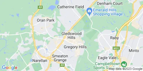 Gledswood Hills crime map