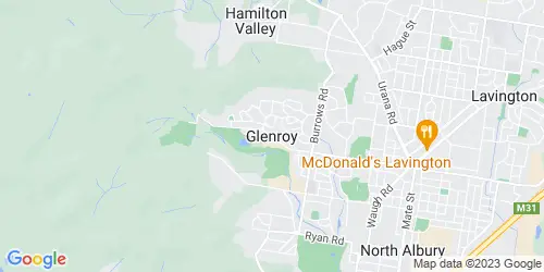 Glenroy (Albury) crime map