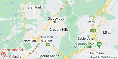 Gregory Hills crime map