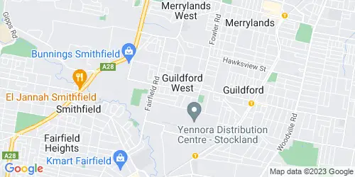 Guildford West crime map