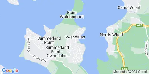 Gwandalan crime map
