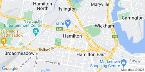Hamilton crime map
