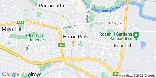 Harris Park crime map
