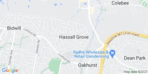 Hassall Grove crime map