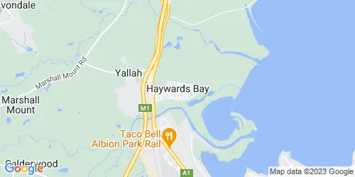 Haywards Bay crime map