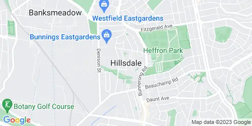 Hillsdale crime map