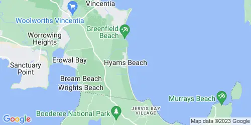Hyams Beach crime map