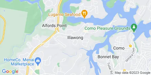 Illawong crime map