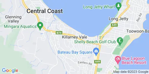 Killarney Vale crime map
