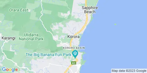 Korora crime map