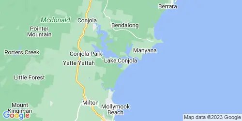 Lake Conjola crime map
