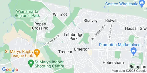 Lethbridge Park crime map