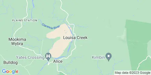 Louisa Creek crime map